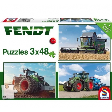 Puzzle Fendt 1050 Vario/ 724 Vario/ 6275L - 3x48ks